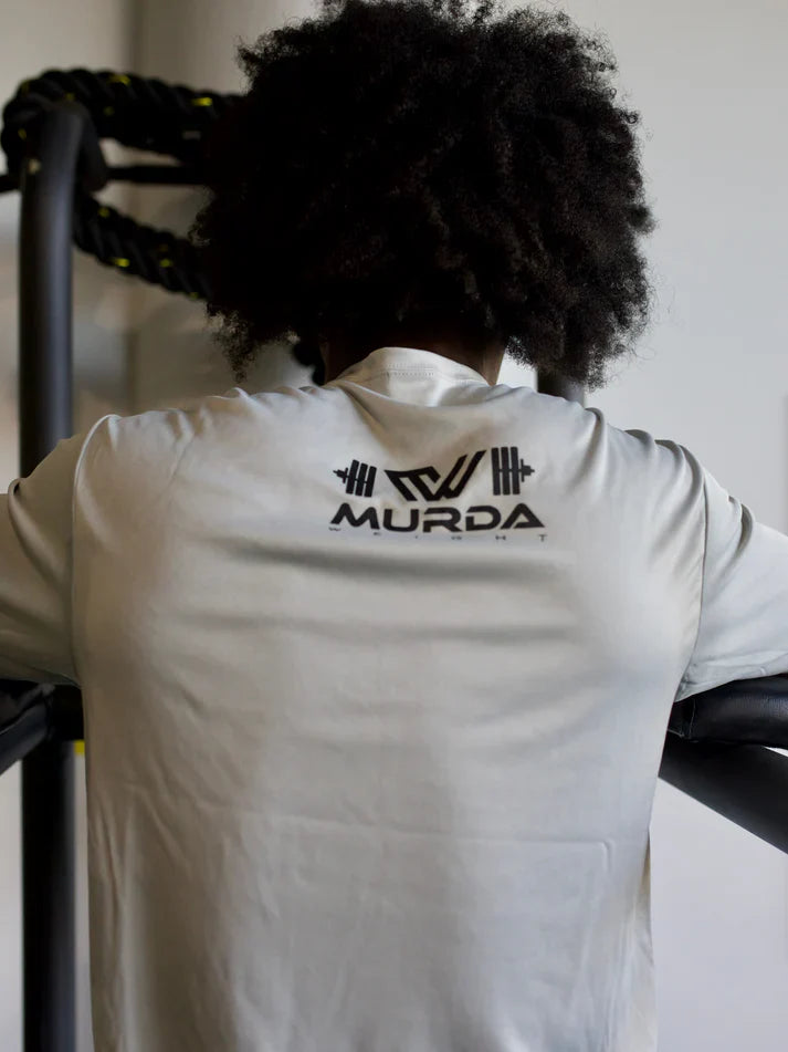 Dry Fit Murda Weight Logo Tee