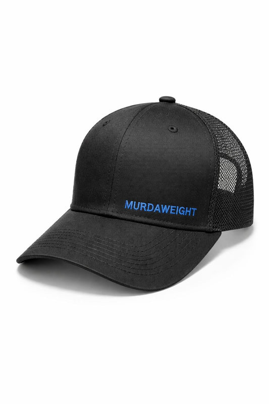 MURDAWEIGHT Hat – Black/Blue | Stealth Edition