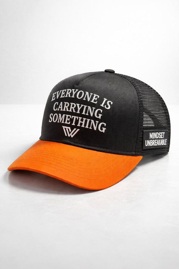 Everyone Is Carrying Something Hat – Orange/Black