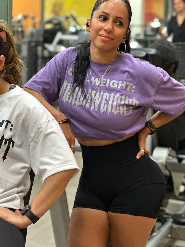 MURDAWEIGHT Cropped Oversized Tee